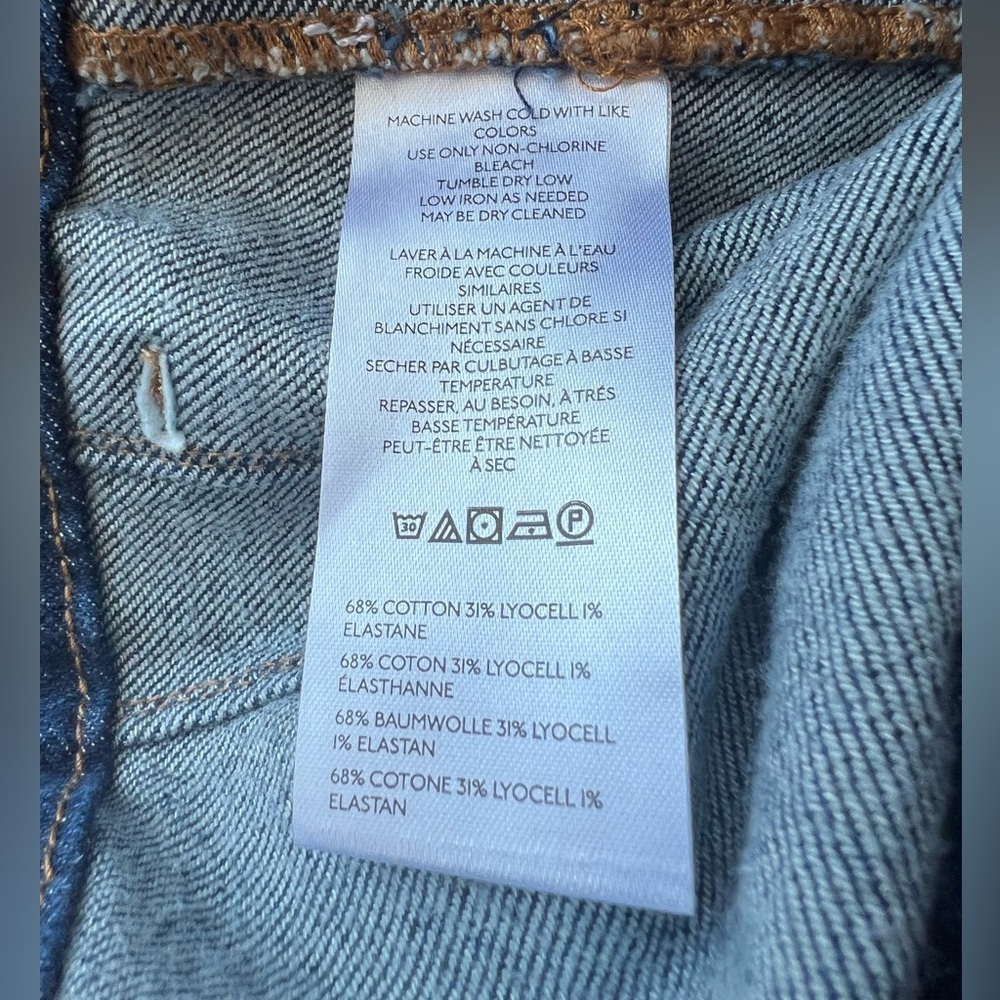 We The Free Ryla A-Line Flare Jeans High Rise Wide Leg Belted Size 26 - Picture 14 of 16